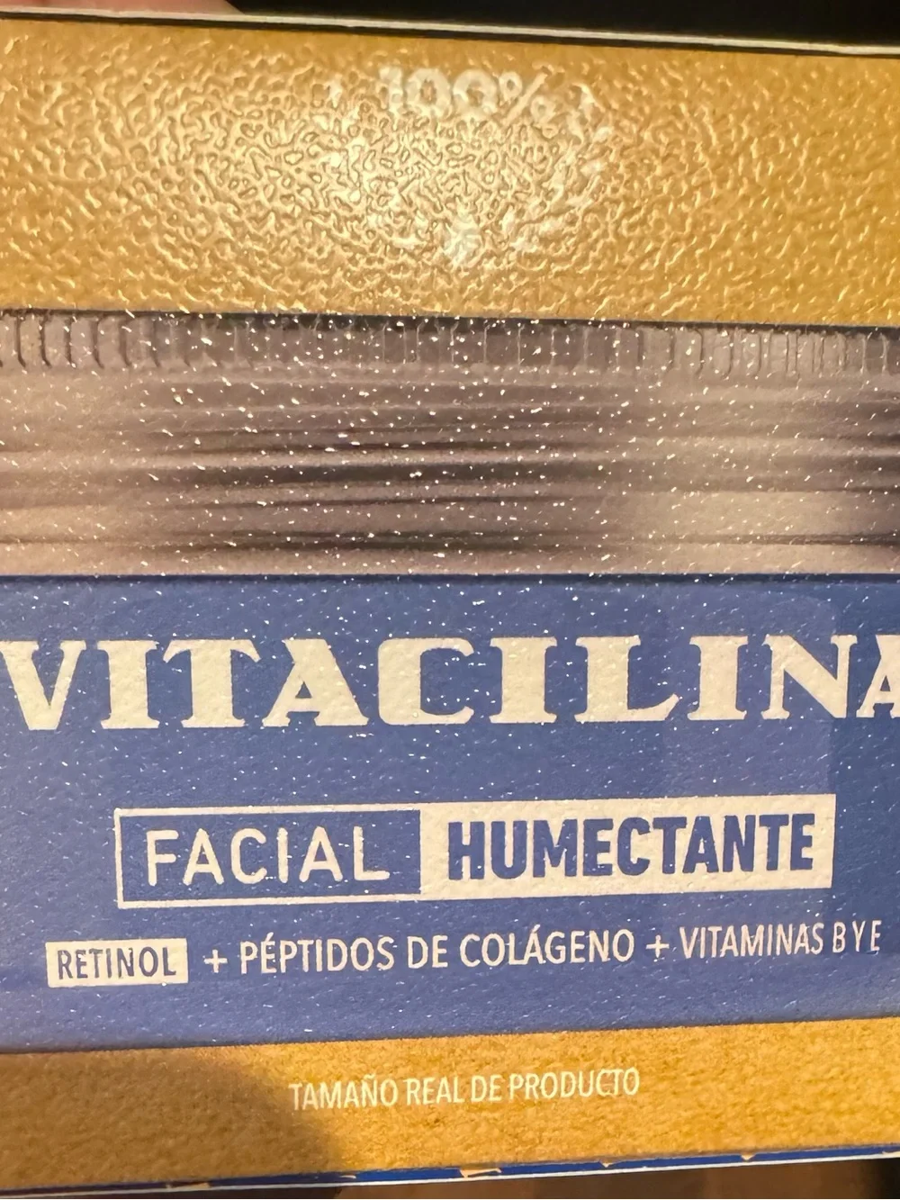 Vitacilina Facial Humectante Moisturizer - Blue/Gold